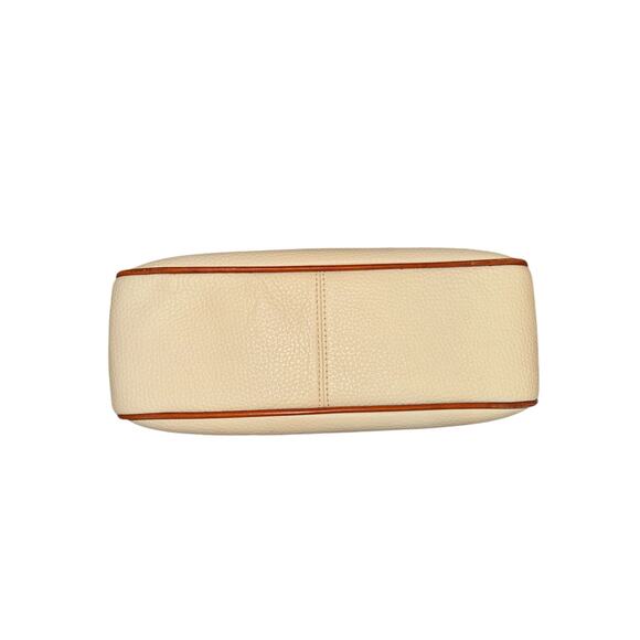 Dooney & Bourke Pebble Piper cream Crossbody Bag  Extra strap+ Dust bag EUC - Picture 5 of 16